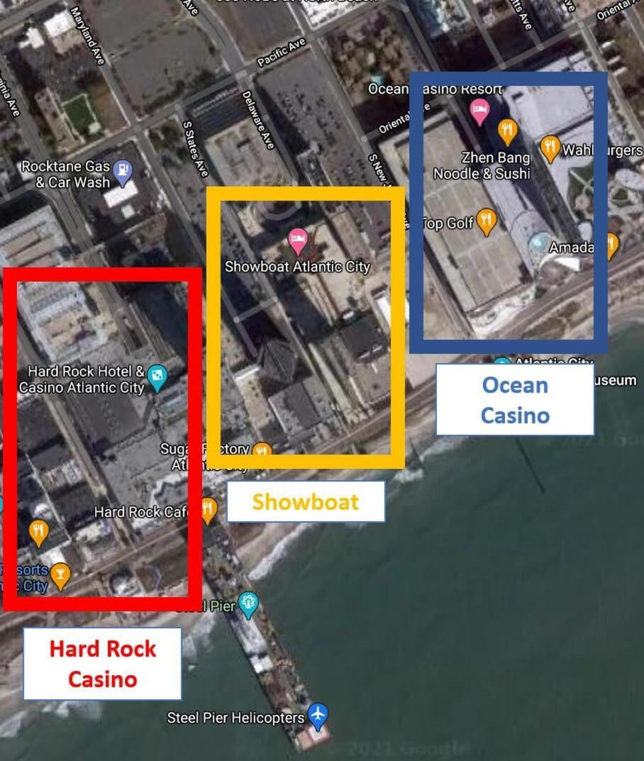 Huge Beachfront Condo Cozysuites At Showboat Atlantic City Exterior foto